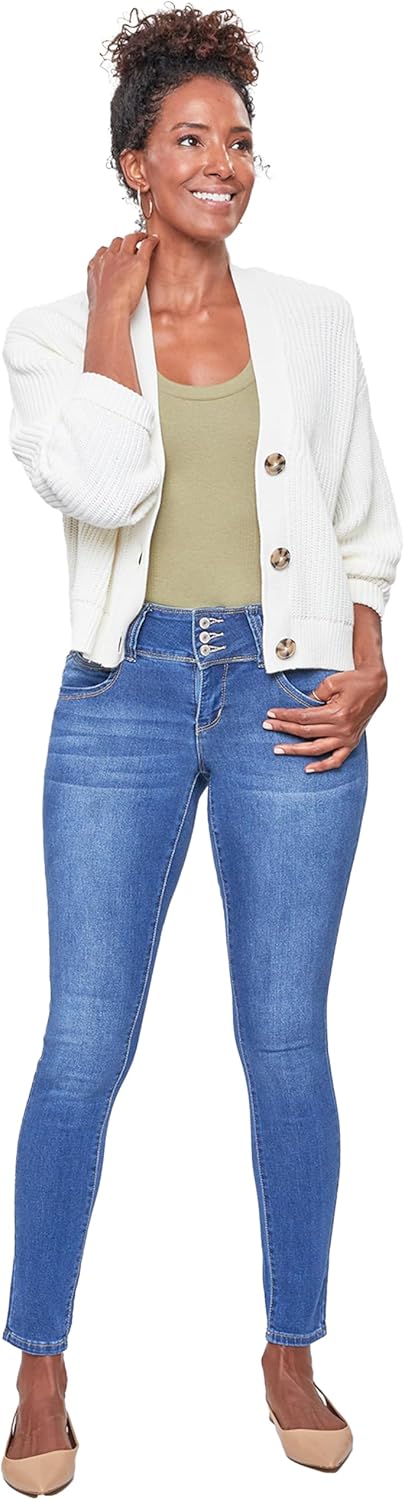 YMI Womens YMI Jeans Women's Sustainable Wannabettabutt Skinny Jeans - Image 4