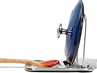 Vista 11 de OXO Good Grips - Soporte para cucharas de acero inoxidable con soporte para tapa