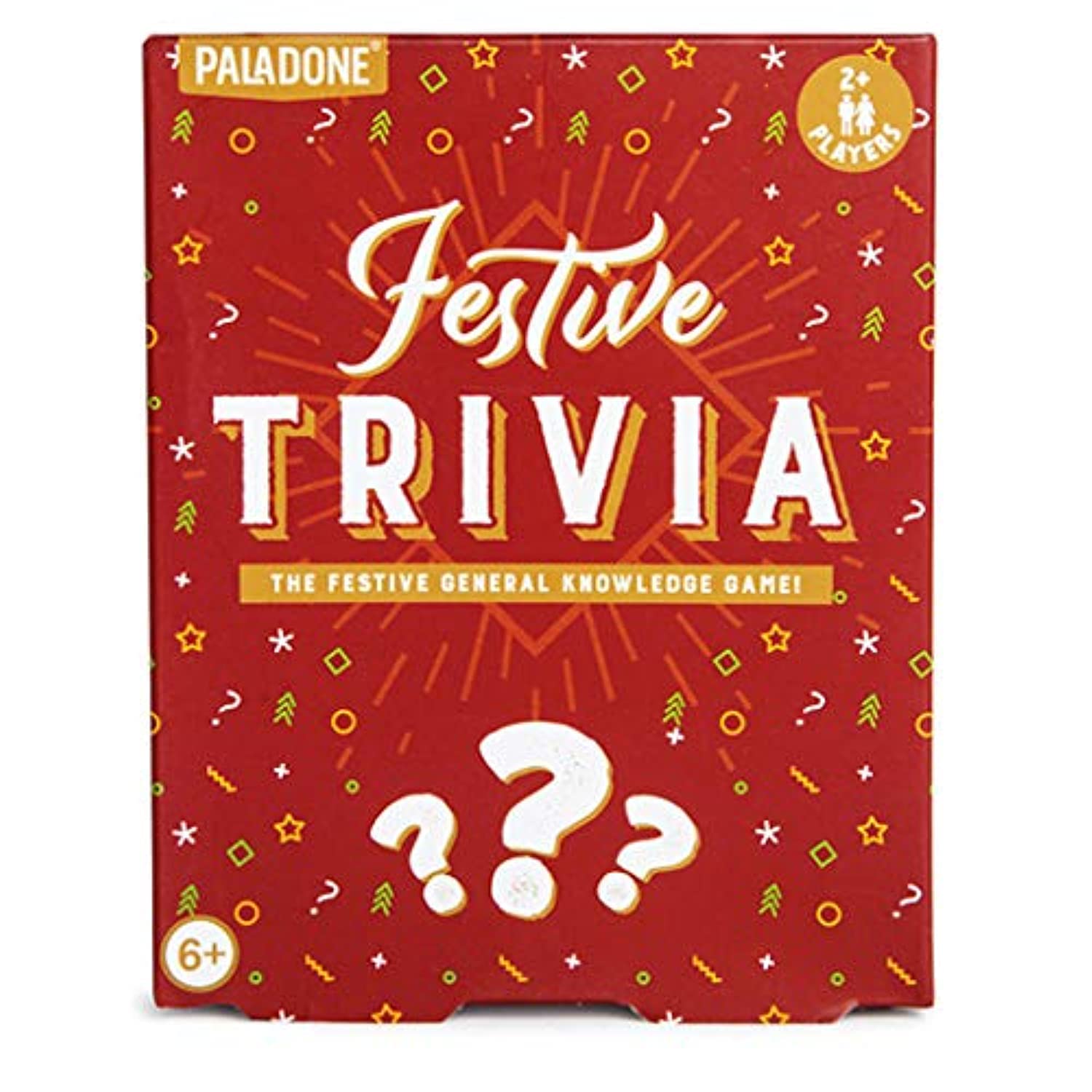 GulfDealz Paladone Holiday Festive Trivia General Knowledge 2 Players Fun Learning Education Game