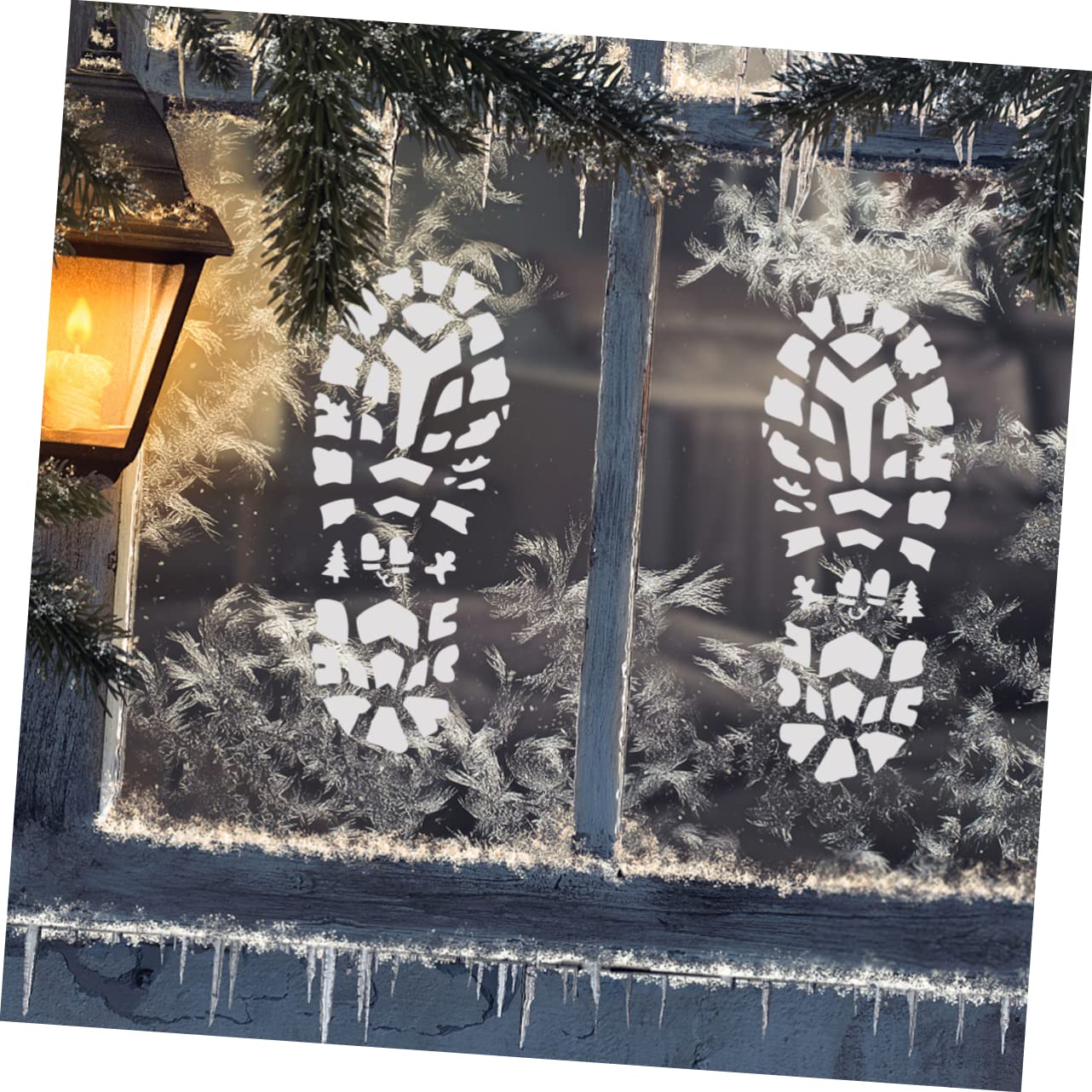 VILLCASE 30piezas Plantilla De Plantillas Navideñas Para Manualidades Diseño De y Para Decoración y Navidad