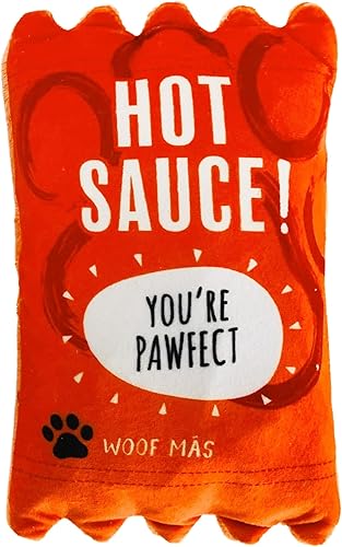 Miniatura 1 de PrimePets Lindo juguete para perro, juguetes de peluche para perros arrugados, divertido juguete de comida para perros, juguetes masticables para