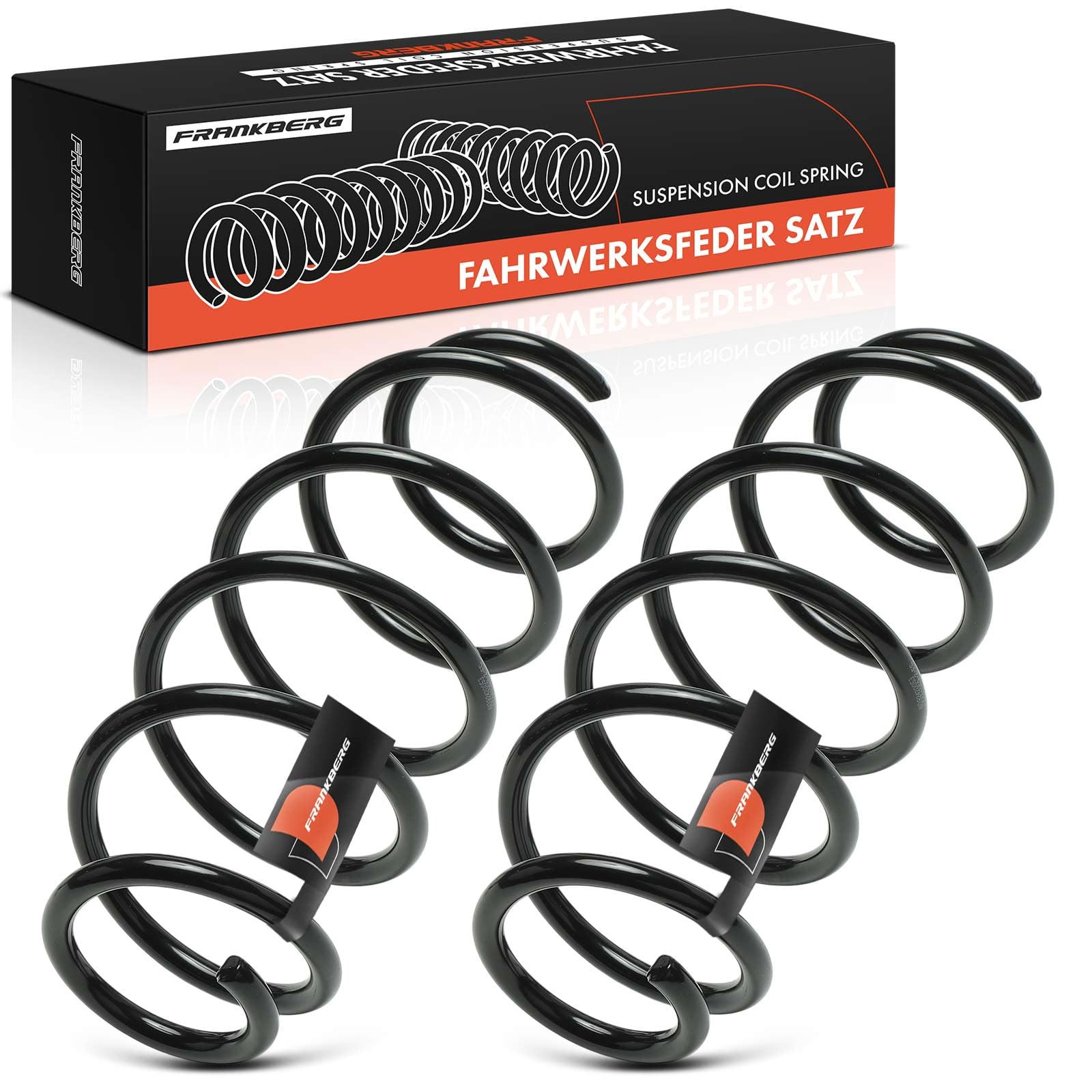 Frankberg 2 muelles de suspensión para eje delantero 5002TQ RA3359 | Compatible con: 3008 MPV 0U ,5.008E3 0E 0U