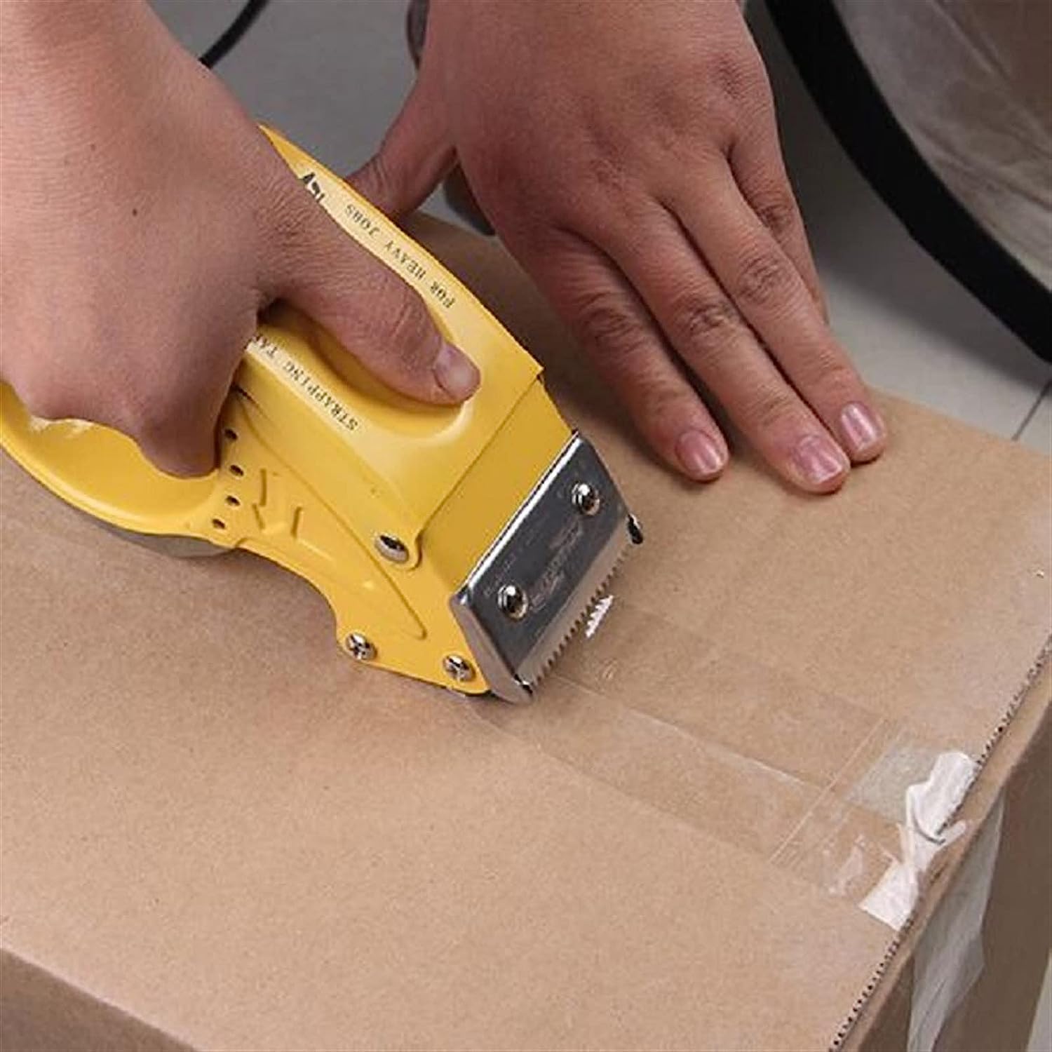 Dispenser per nastro adesivo, Dispenser di nastro adesivo magico da tavolo: strumento efficiente for imballaggio e sigillatura for casa e ufficio