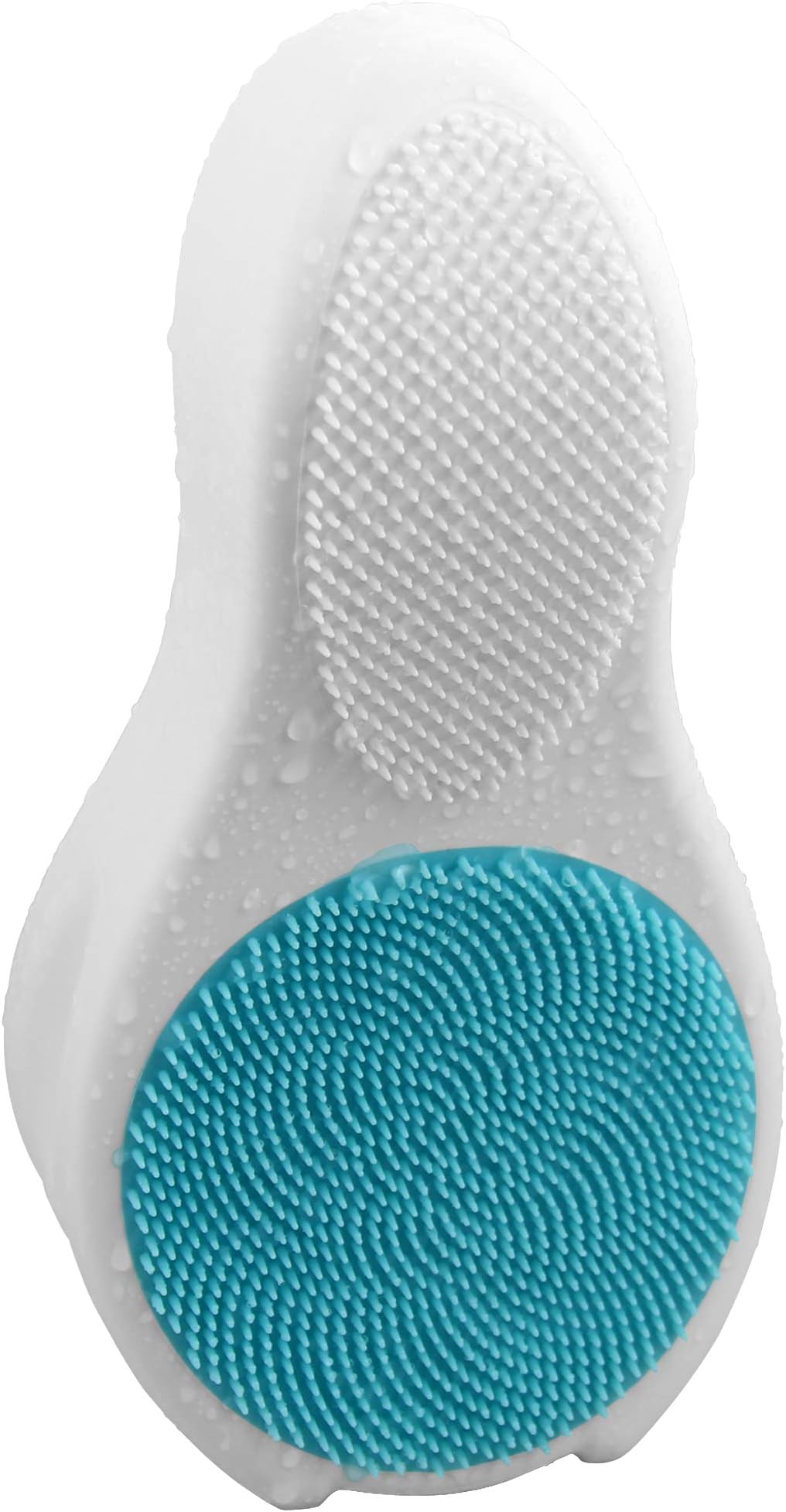 WIZKER Soft+Firm Exfoliating Razor Bump Cure Ingrown Hair Treatment Brush Bikini Leg Body Waxing Shaving Scrub, Waterproof Lightweight