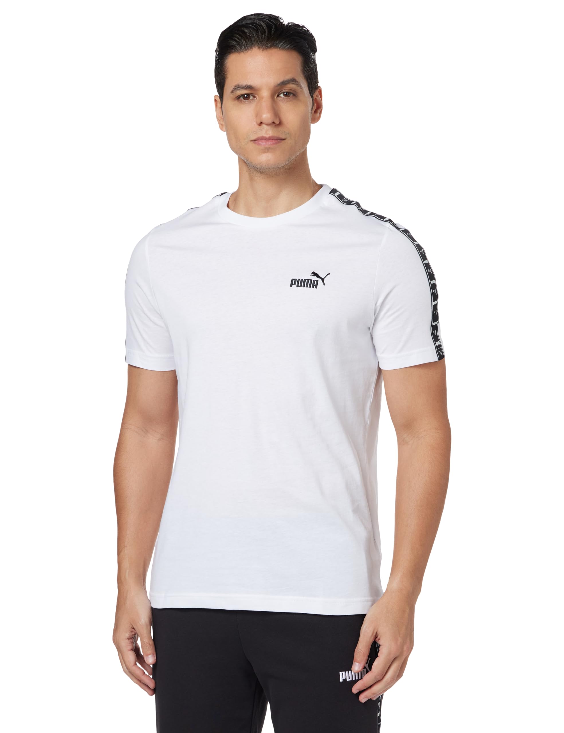 PUMA Unisex ESS Tape Tee T-Shirts (Pack of 1)