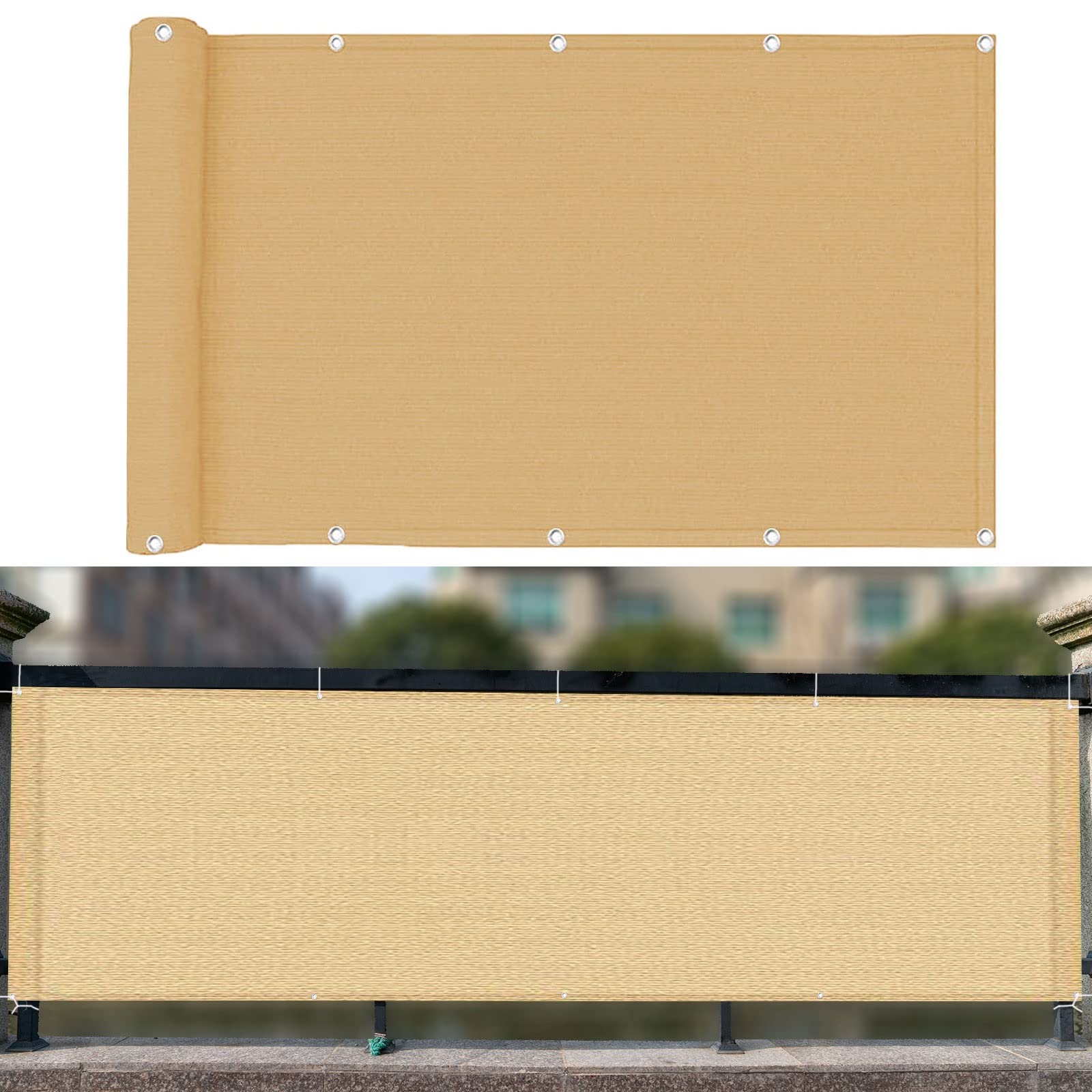 Moustiquaire de balcon anti UV pour protéger la terrasse des moustiques en été
