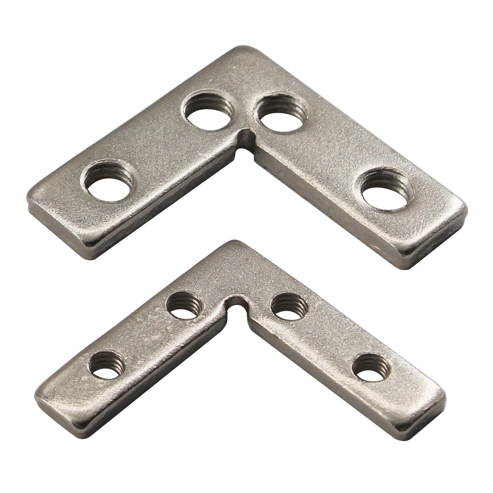 (10 Pieces) 3030 Series Aluminum Profile Connector Bracket Set 90 Degrees Carbon Steel L Shape Connector Come with Screws and Wrench - Image 3