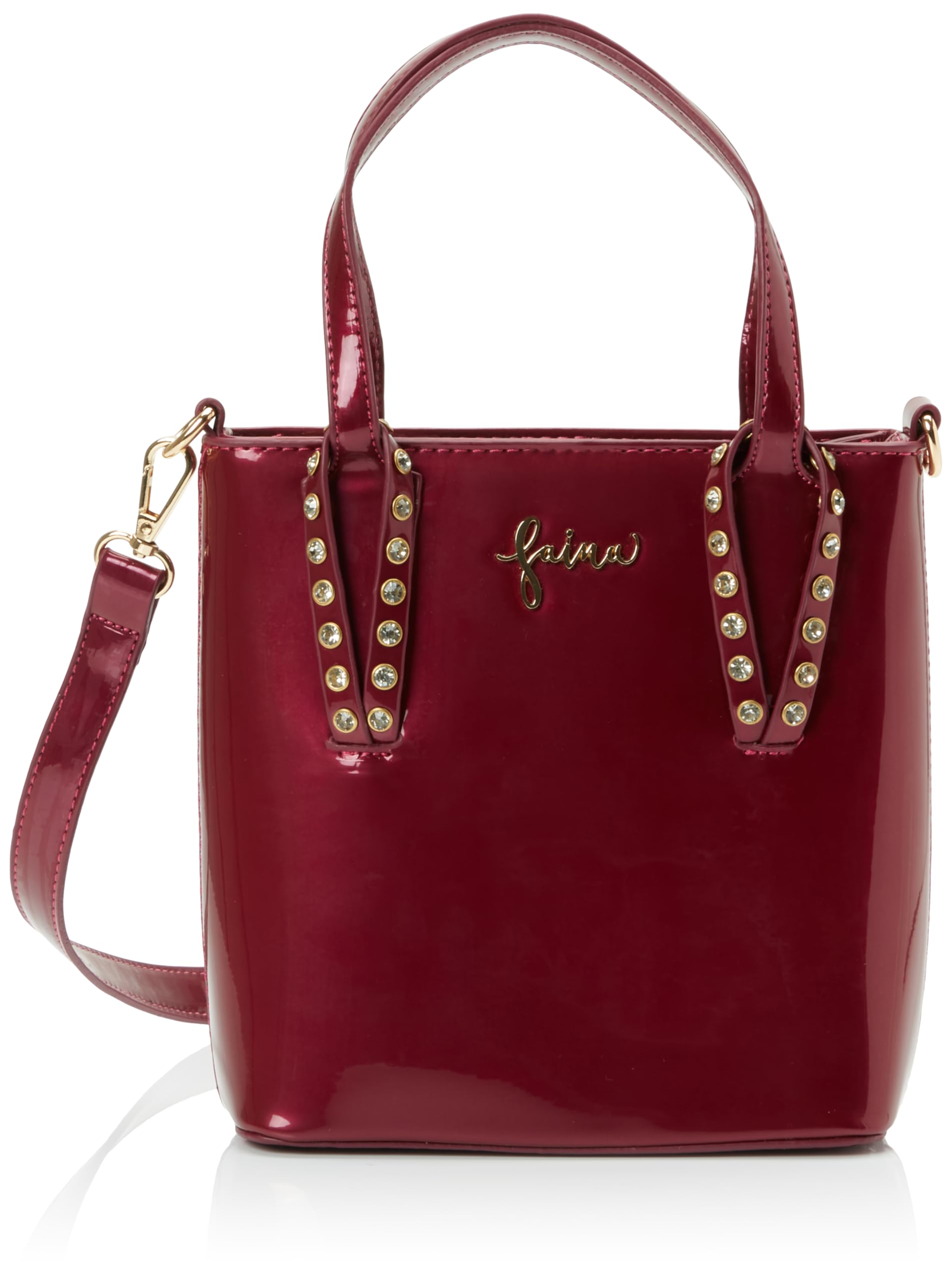 SIDONA Women's Handbag Shopper, Purple, One Size