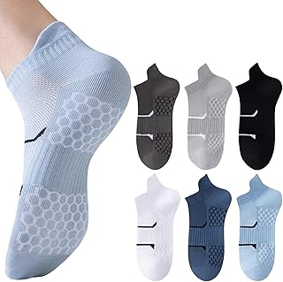 DIVUE Ankle Length Socks For Men And Women Free Size Pack of 6 | Made With Cotton Breathable, Anti Odour & Moisture Absorb...