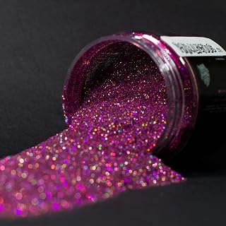 Pinkalicious Metal Flake – Prismatic Automotive Flake Solvent & Heat Resistant, UV Safe – Ideal for Custom Paint, Crafts, Resin & More
