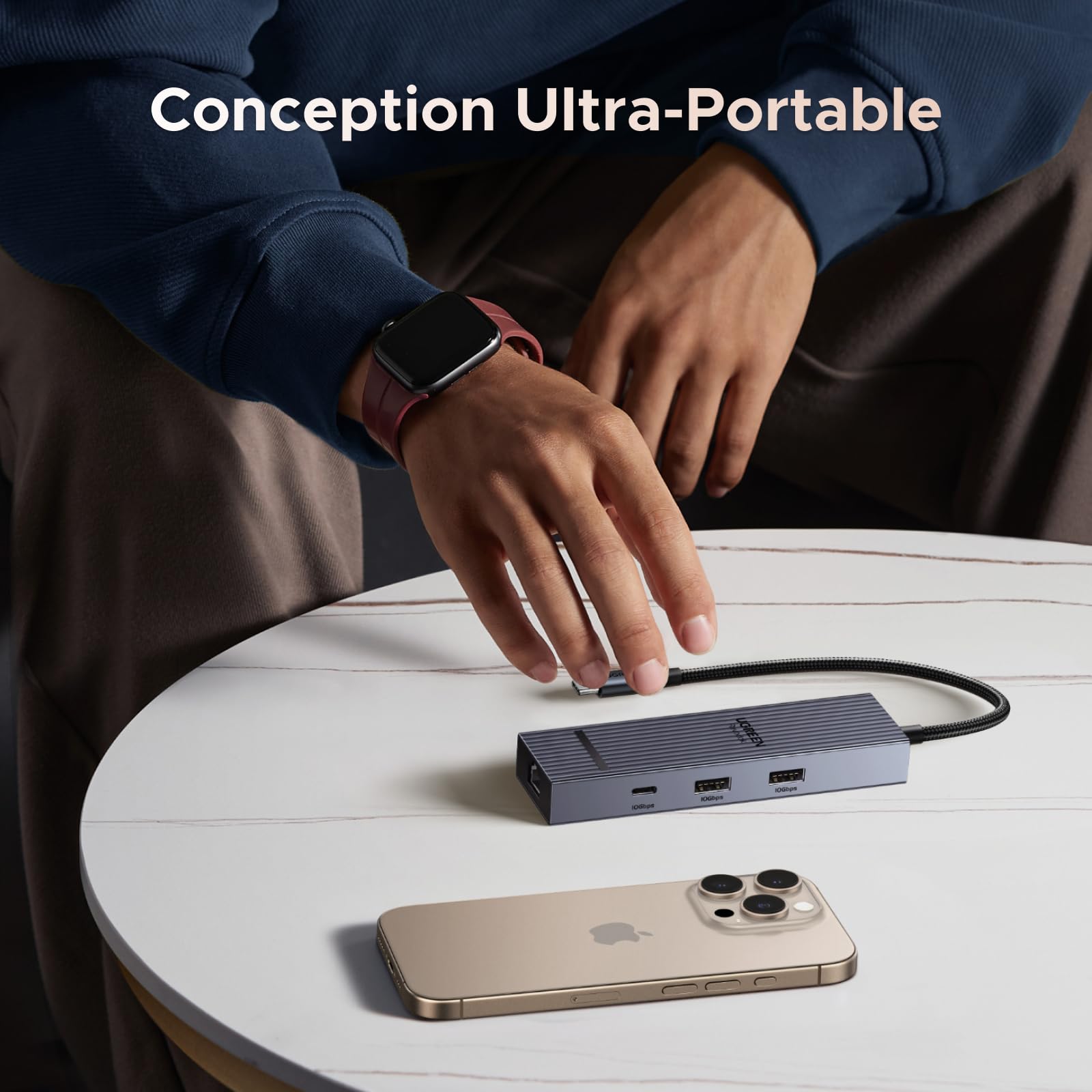 UGREEN Revodok Pro 1061 Hub USB C Ethernet Gigabit 6 en 1 Docking Station