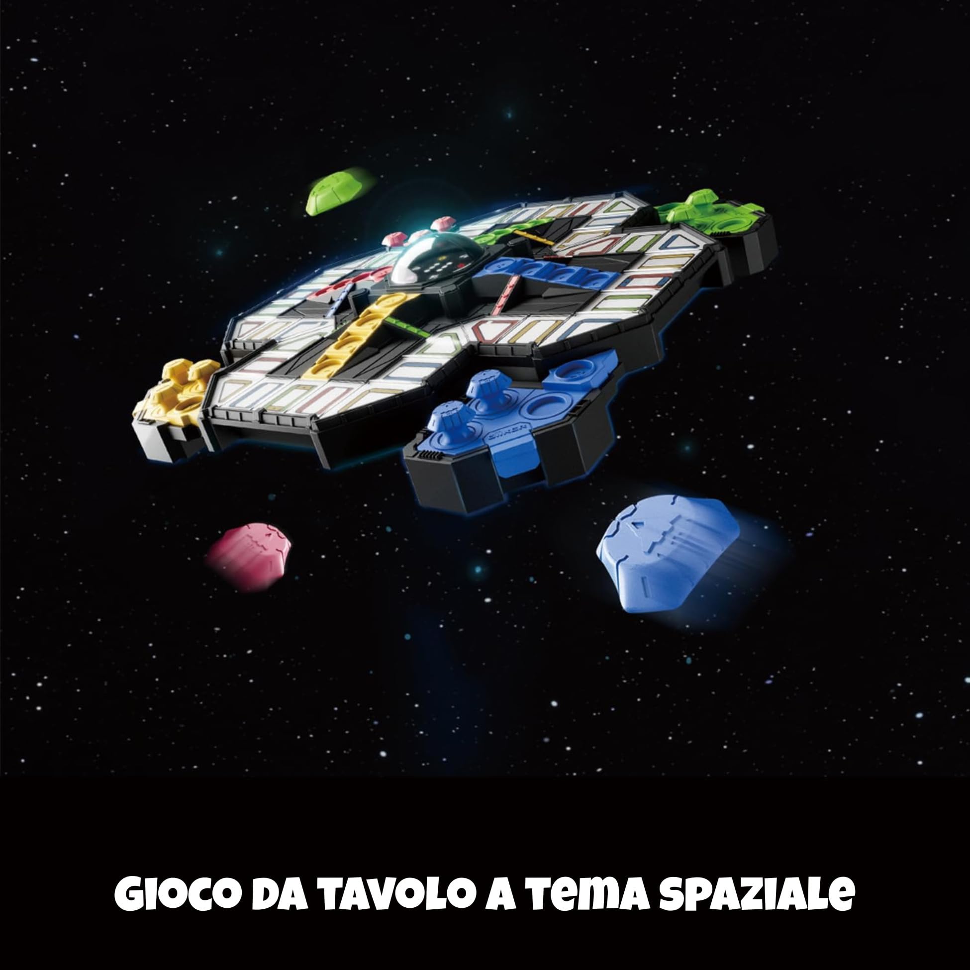 Giiker Super Ludo - Toppa elettronica automatica con dadi digitali e indicatori LED per 2-4 giocatori, gioco da tavolo per famiglia con modalità IA integrata, giochi per viaggi, regali per bambini 6