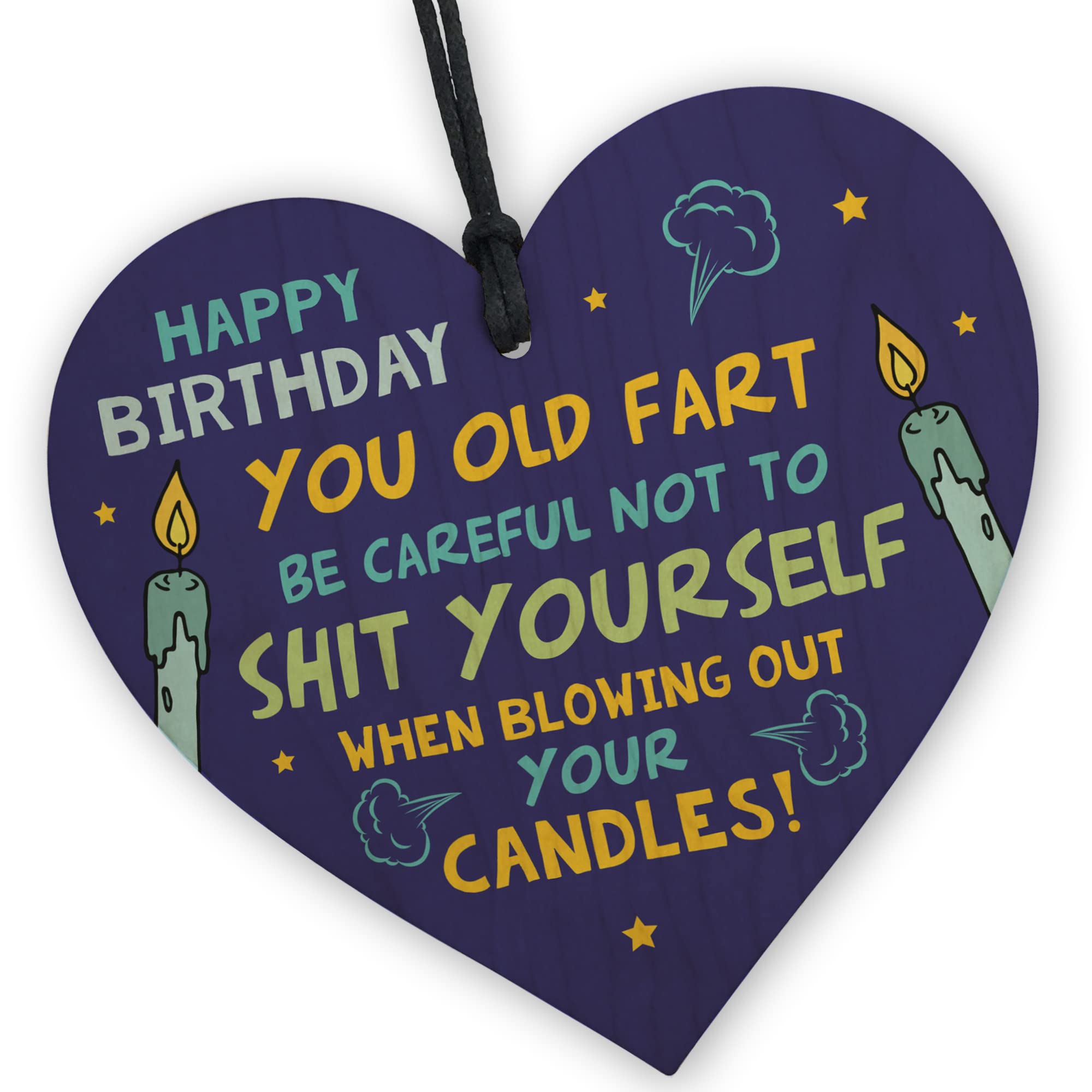 Red Ocean Funny Rude Birthday Gift For Him Men 40th 50th 60th Birthday Gift For Dad Grandad Uncle Funny Gift For Him