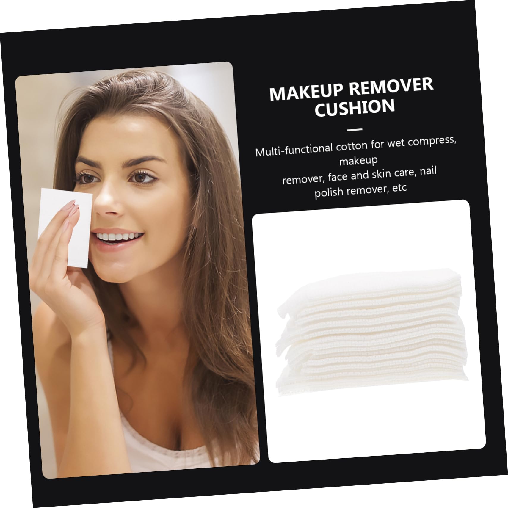 minkissy 8pcs Stretchable Makeup Pads Soft Makeup Cushion for Girls Women Gentle Face Cleaning Puff for Skin