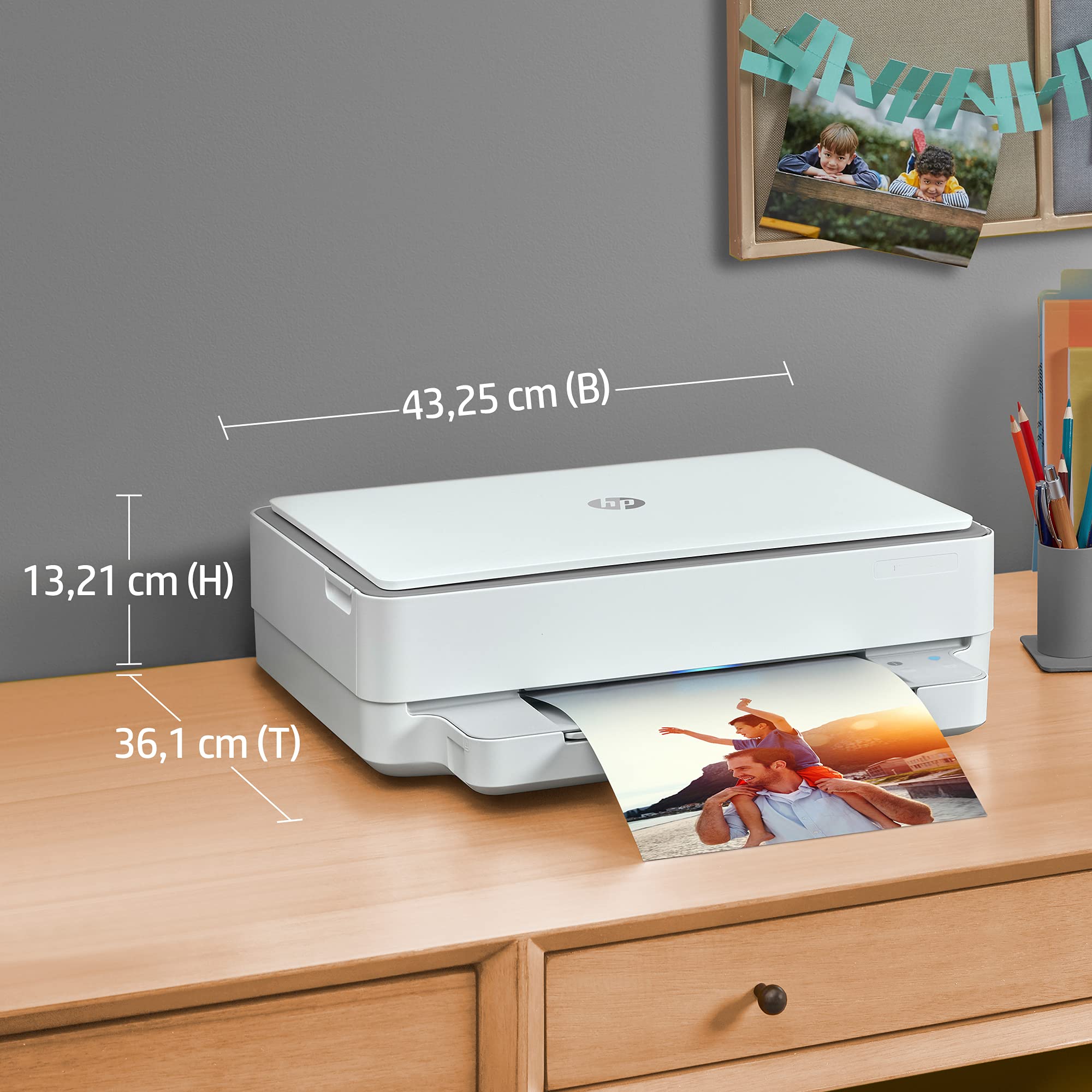 HP ENVY 6020 Multifunktionsdrucker (Instant Ink, Drucker, Scanner, Kopierer, WLAN, Airprint) inklusive 6 Monate Instant Ink