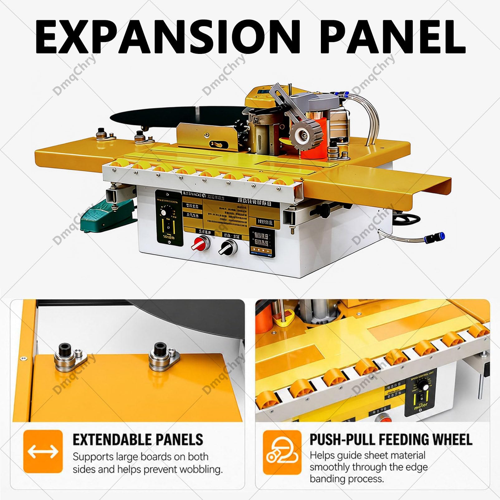 Encoladora de Cantos Automática para Uso Dual Curvas y Rectas B