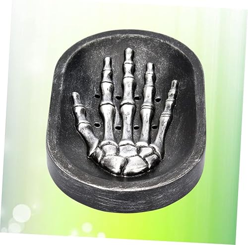 Miniatura 4 de Soporte de esponja de cocina Cuenco de Halloween Bandeja de jabón de resina Caja de jabón autodrenante Platos de jabón Plato de jabón Soporte de