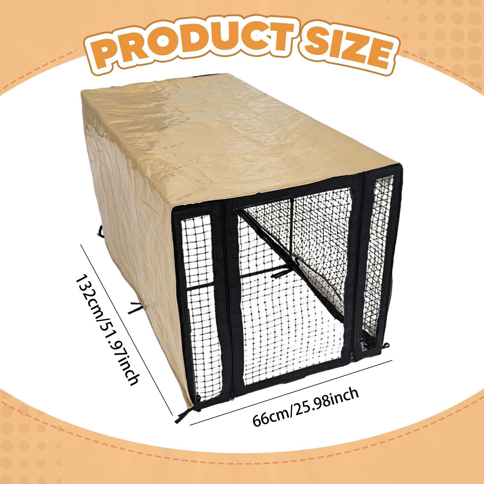 kowaku Gran Gallinero, Casa para Gallinas, Jaula Ajustable para Pollos con Estacas para El Suelo.