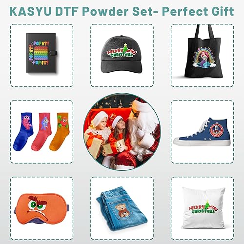 Miniatura 9 de KASYU Película de transferencia DTF, 50 hojas de papel DTF de 13 x 19 pulgadas con almohadilla de impresión inteligente para todas las impresoras