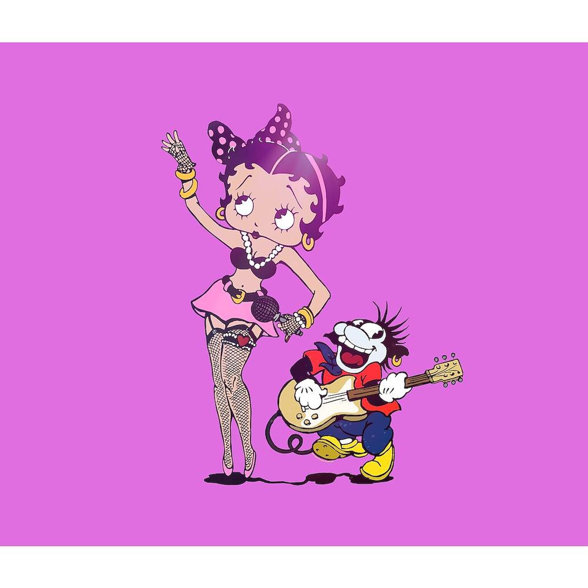 CafePress Betty Boop Rock Madonna Style King Duvet Cover, Printed Comforter Cover, Unique Bedding