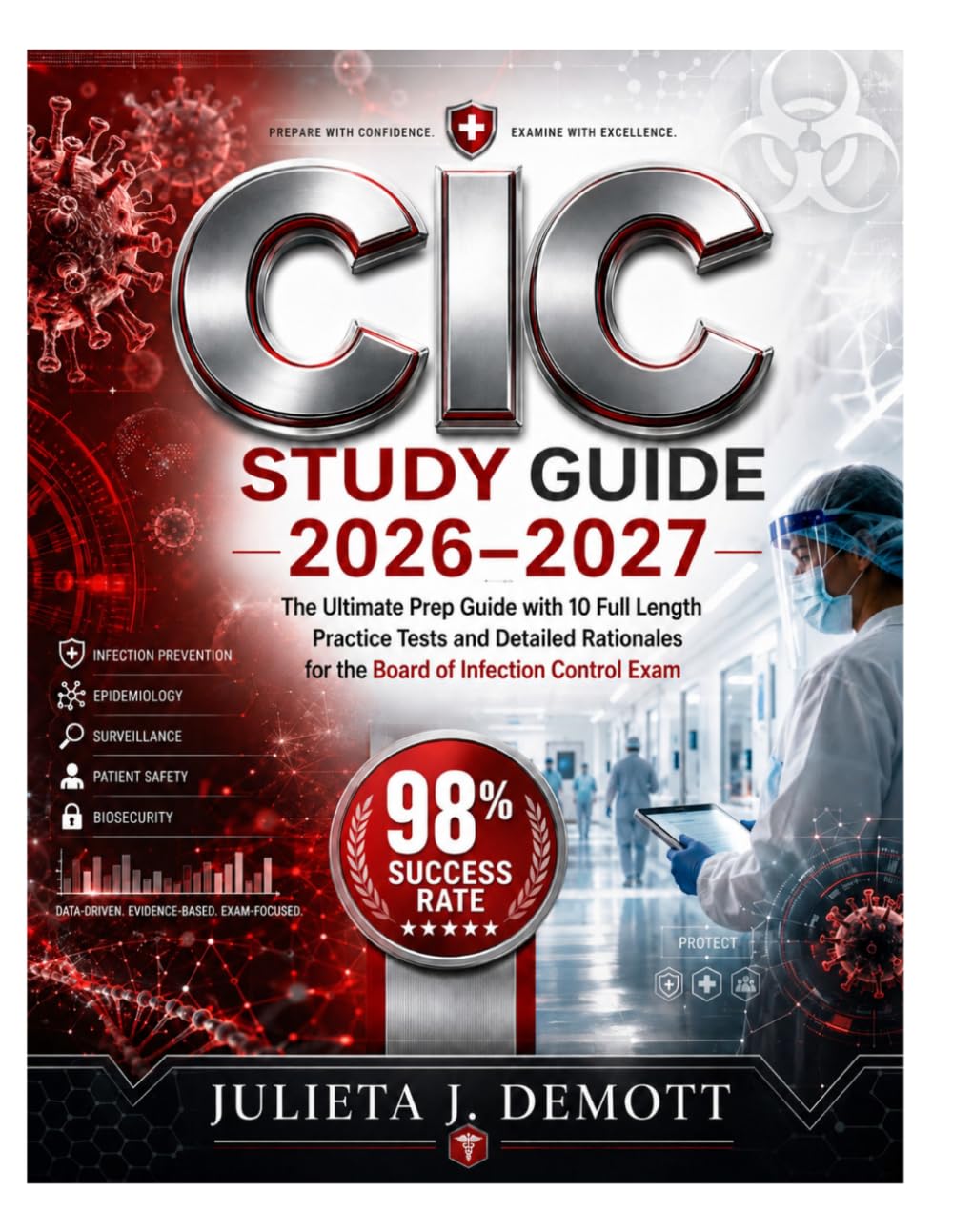 CIC STUDY GUIDE 2026–2027: The Ultimate Prep Guide with 10 Full Length Practice Tests and Detailed Rationales for the Board of Infection Control Exam