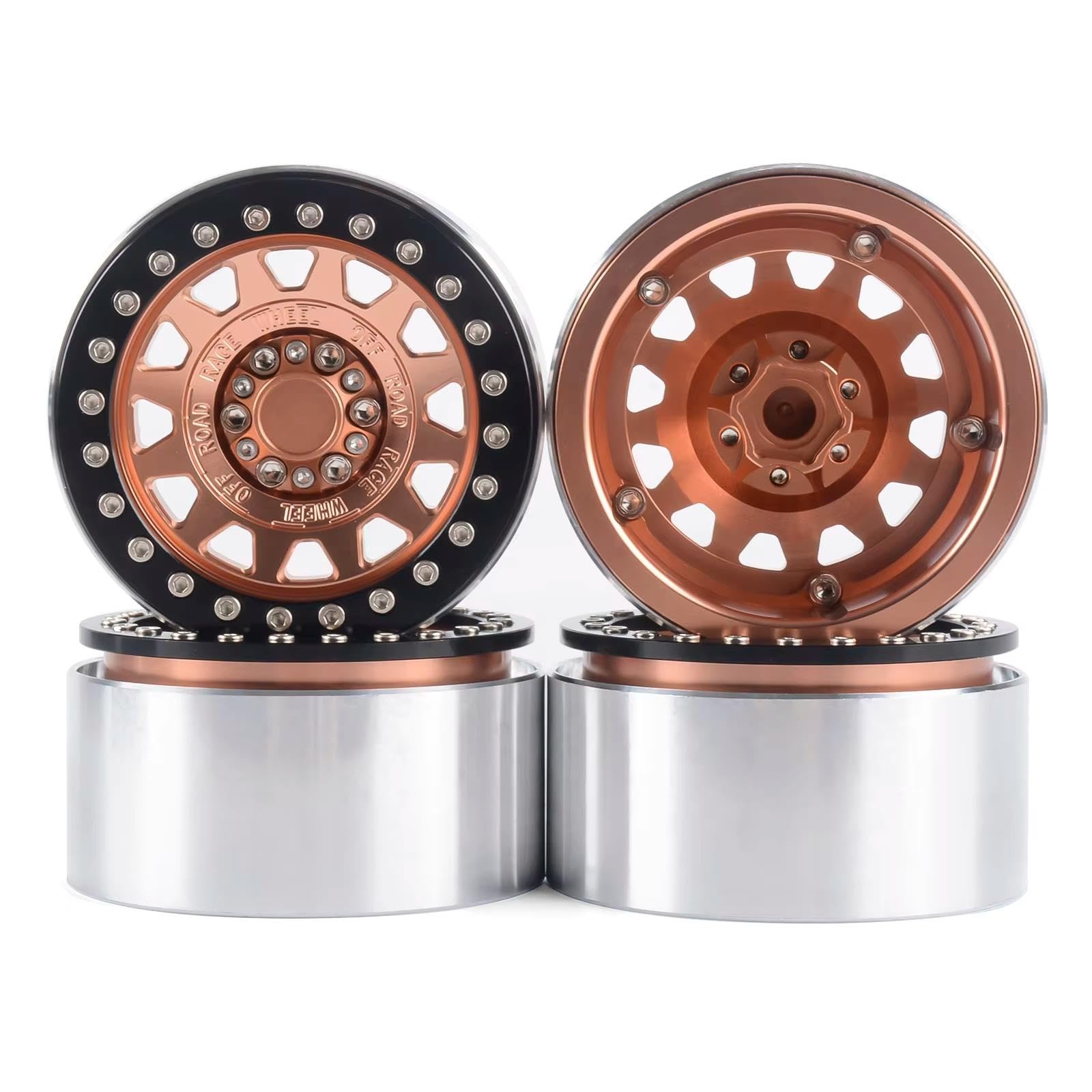 Pneumatici Delle Ruote Beadlock Parti Per L'auto Cingolata 1/10 1/8 Rc