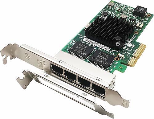 Miniatura 8 de Tarjeta adaptador de red (NIC) de escritorio Gigabit Ethernet de 1.25G Puerto de cobre RJ45 único 10/100/1000/1250Mbps PCI Express 2.1 x1