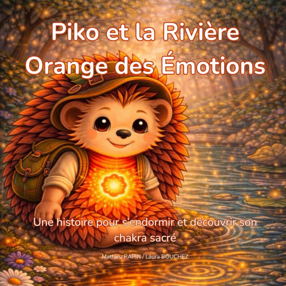 Piko et la Rivière Orange des Émotions: Une histoire pour s’endormir et découvrir son chakra sacré (Les Aventures Lumineuses de Piko)