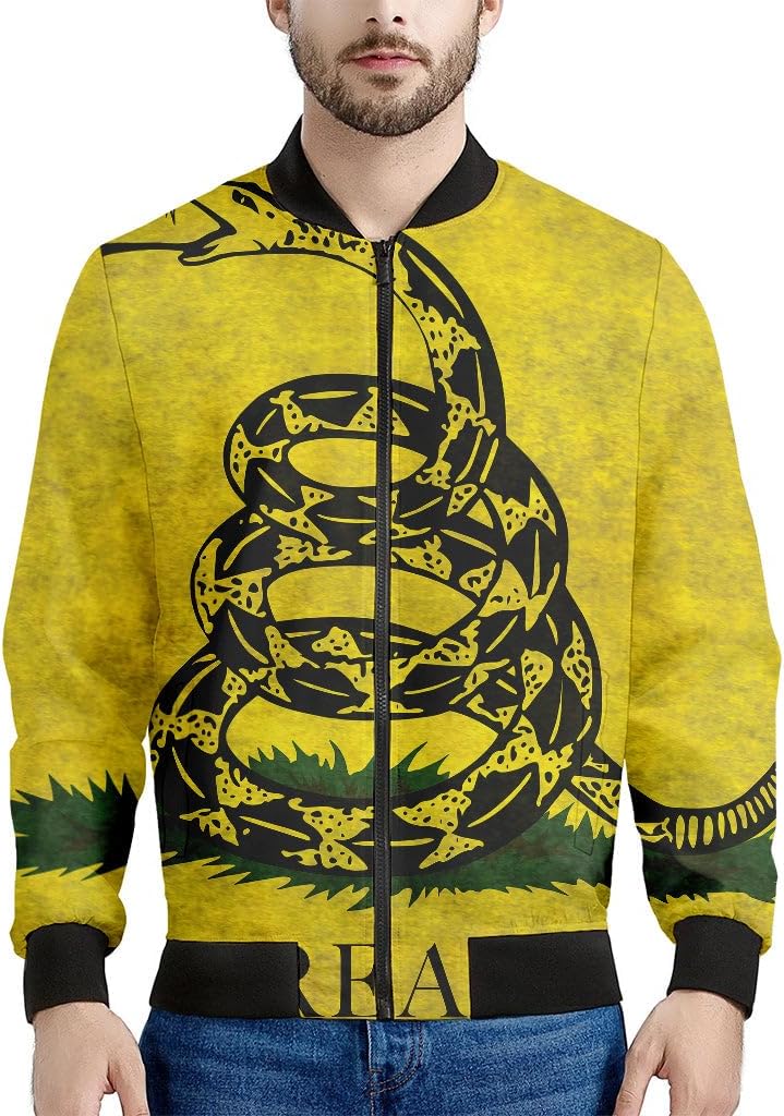 Lights Star Pattern Print Men's Bomber Jacket