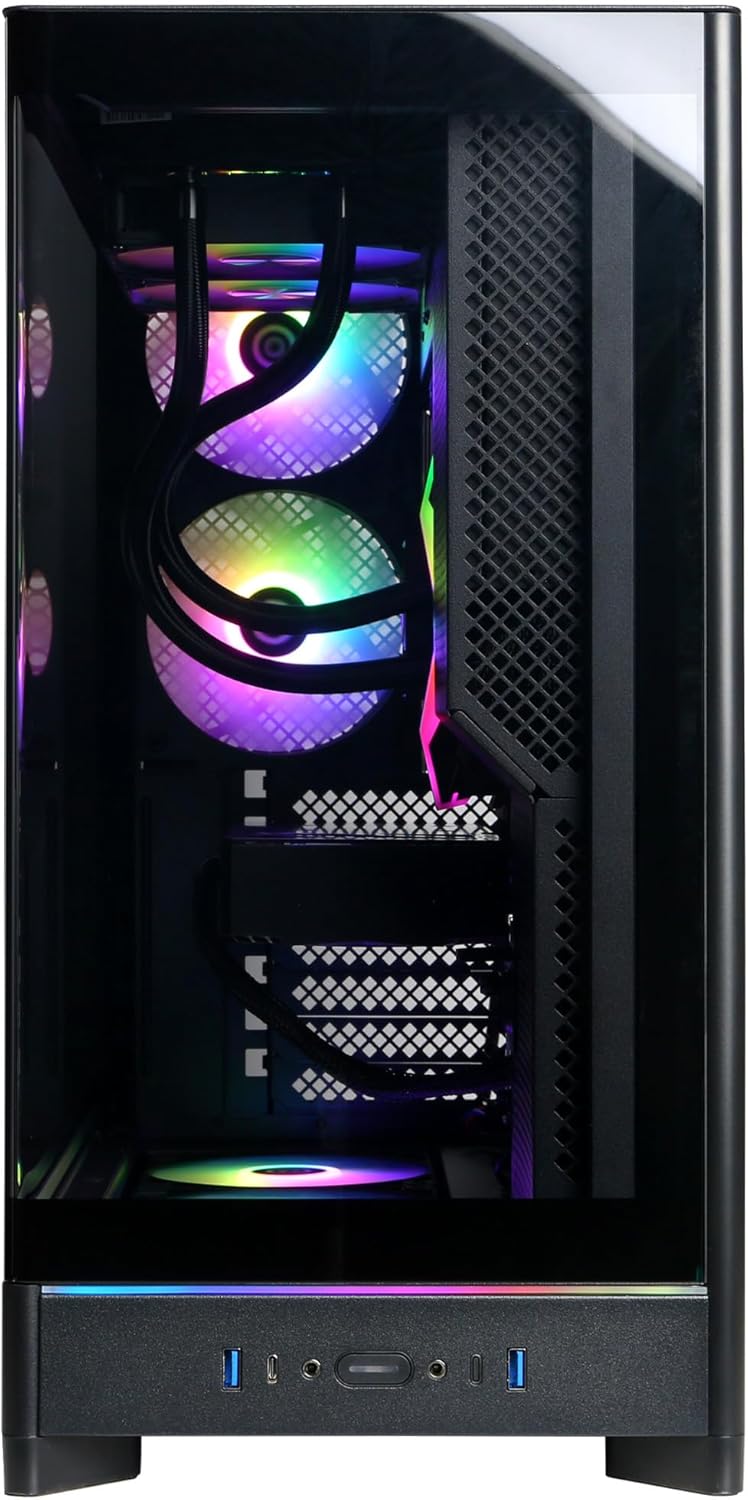 CyberPowerPC Gamer Supreme Gaming PC, AMD Ryzen 7 7800X3D 4.2GHz, Radeon RX 9070 16GB, 32GB DDR5, 1TB PCIe 4.0 SSD, WiFi Ready & Windows 11 Home (SLC9100A2)