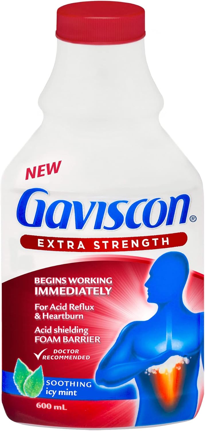 Gaviscon Heartburn Relief, Extra Strength Liquid ICY Mint