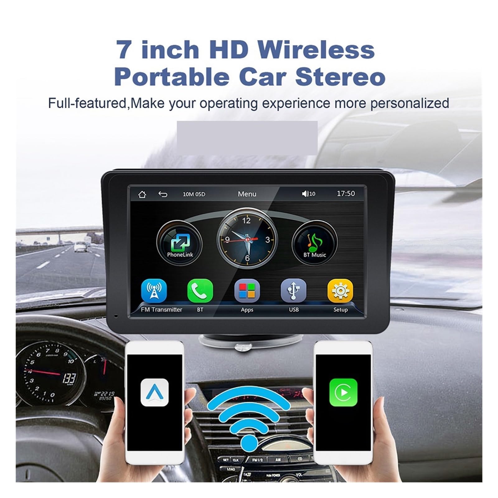 HD Autoradio Multimedialny odtwarzacz Bluetooth Nawigacja GPS Lokalizator łAtwa Instalacja