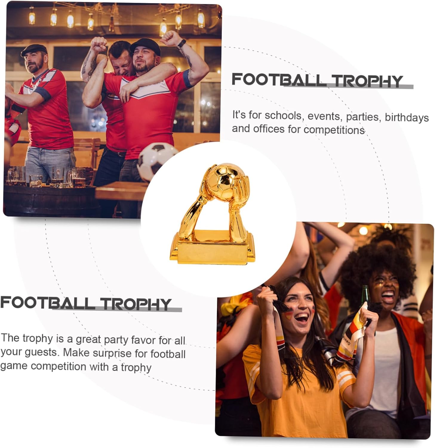 Trophy Goalkeeper Keeper Souvenir Cup Resin Football Trophy Adornment Decorative