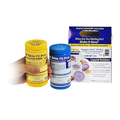 Smooth-On Dragon Skin™ FX-Pro™ Moldes de silicona de caucho platino para efectos especiales y prótesis - Unidad de pinta
