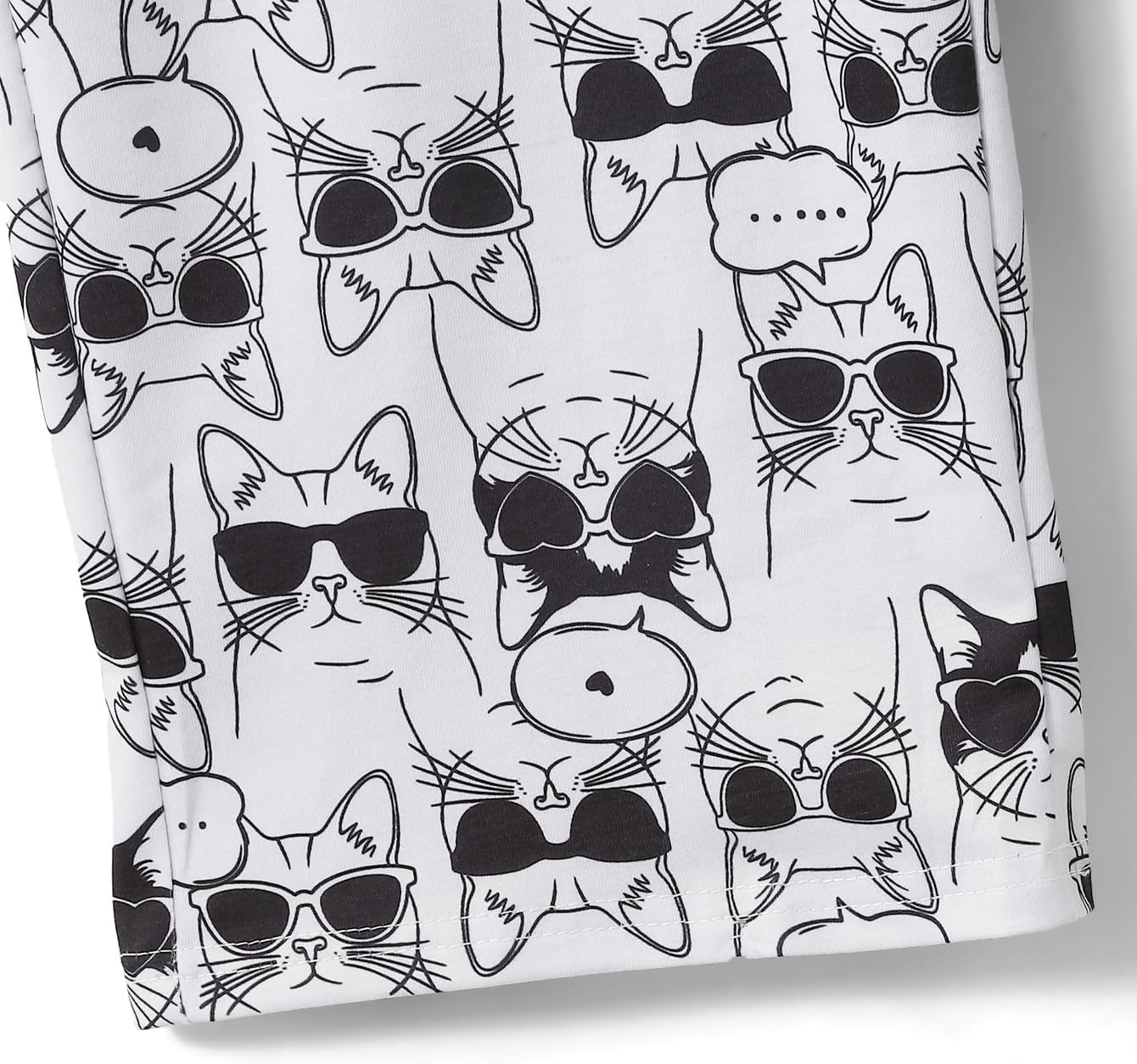 HONG HUI Women's Capri Pajama Sets Plus Size Sleepwear Top with Capri Pants 2 Piece Sleep Set - Image 5