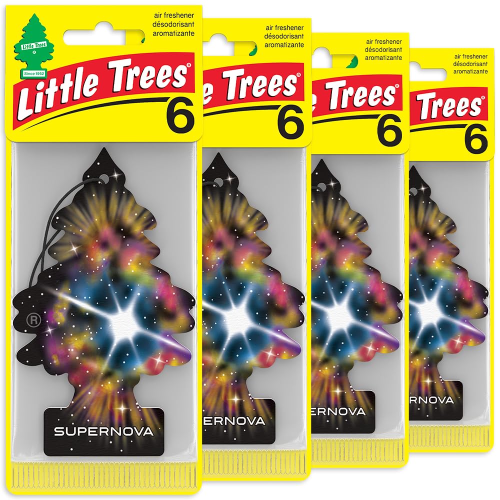 Car Air Freshener | Hanging Tree Provides Long Lasting Scent for Auto and Home | Supernova, 24 Air Fresheners