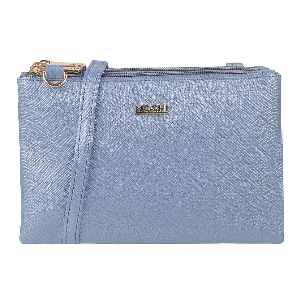 Mochi Women Zip Top Sling Bag Blue (230-4) (B0CGXGQB7S) Amazon Price History, Amazon Price Tracker