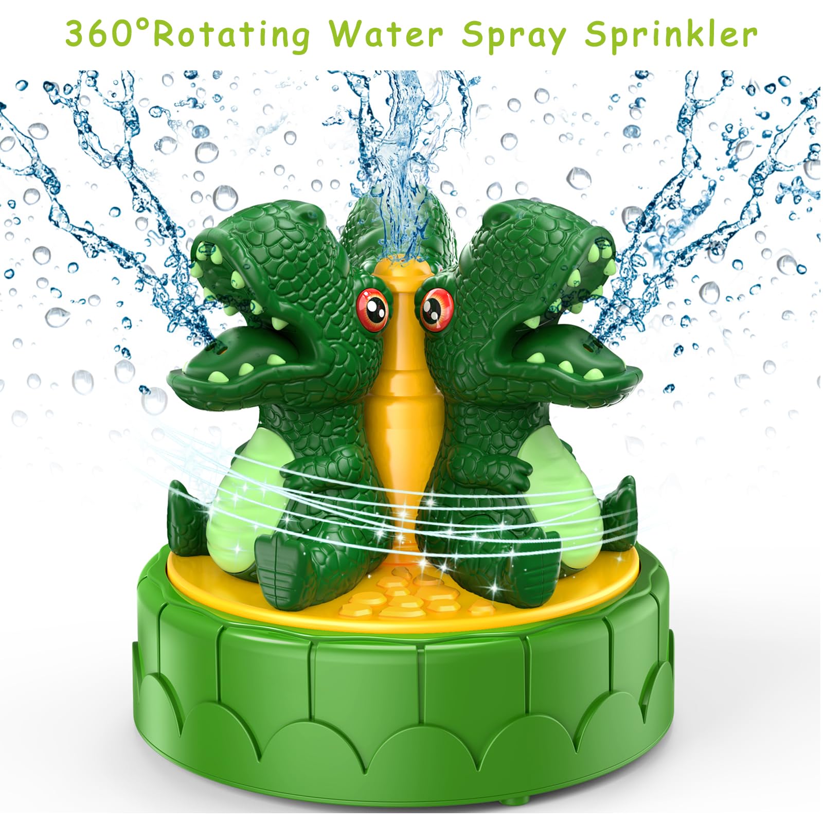 Splash Pad For Kids Kids Spinning Splash Tortoise Sprinkler Toy