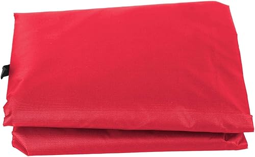 Miniatura 6 de Oumefar Funda de cojín para silla de columpio de 3 plazas para exteriores, funda de repuesto para patio, jardín (rojo)