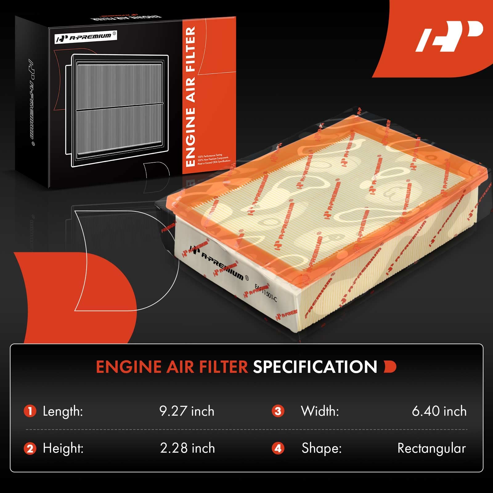 Engine Air Filter + Charcoal Cabin Air Filter Set For 2013-2022 Buick Encore & Chevy Trax