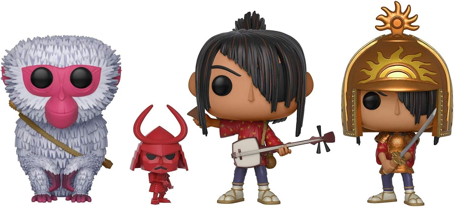 Funko Pop! Movies: Kubo The Two Strings Collectible Vinyl Figures, 3.75" (Set of 3) Funko Pop! Movies: Kubo The Two Strings Collectible Vinyl Figures, 3.75" (Set of 3)