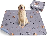Vista 10 de Almohadillas lavables para orina para perros, 2 paquetes pequeños de 18"x24", almohadillas reutilizables súper absorbentes para cachorros