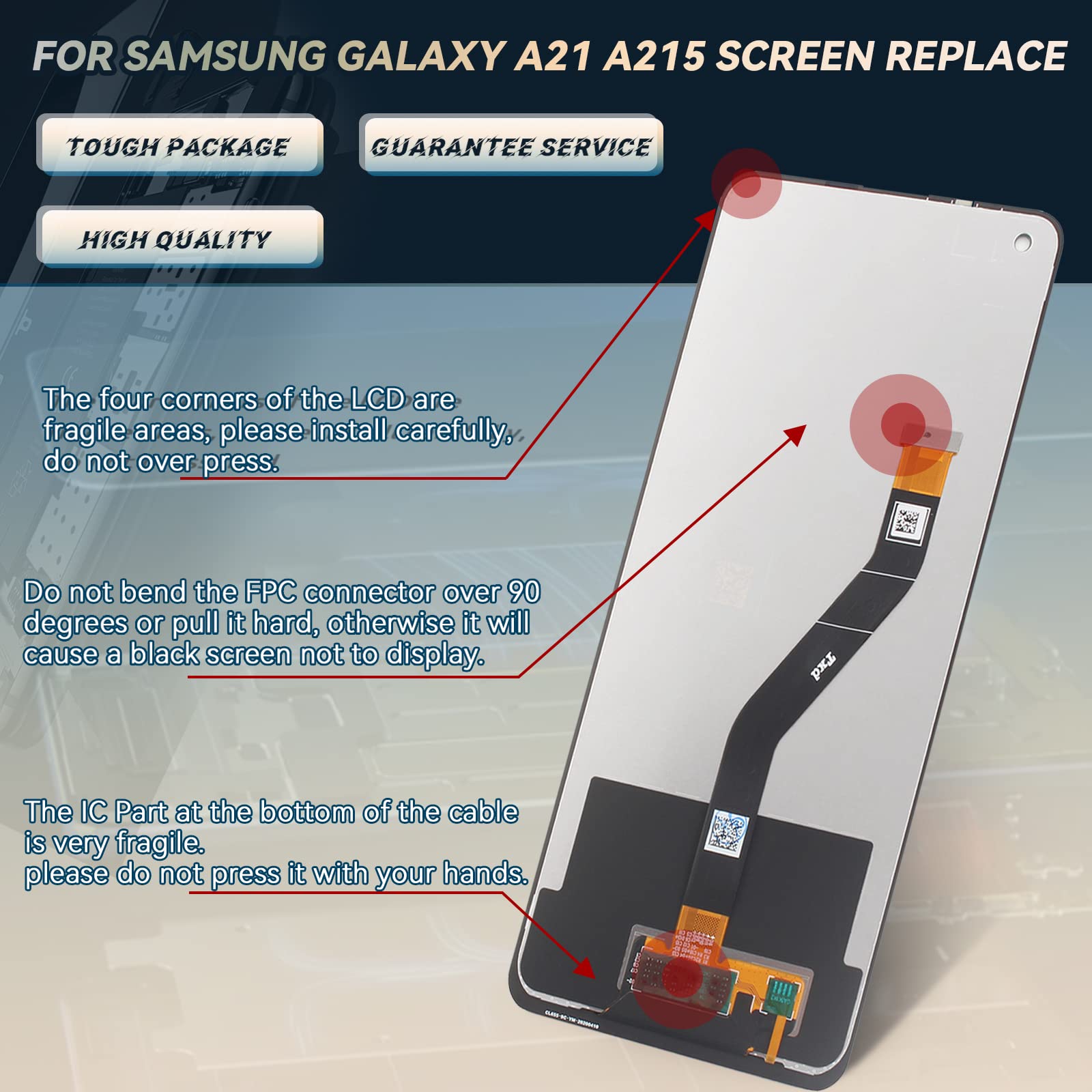 Amazon.com: Screen for Samsung Galaxy A21 Screen Replacement for