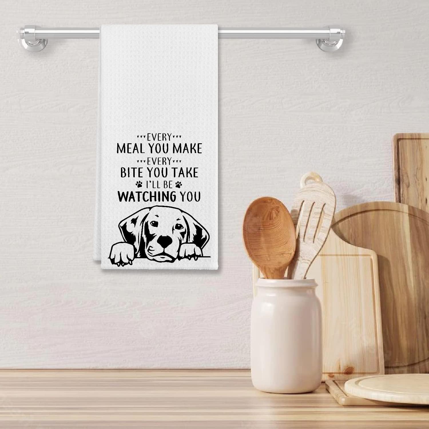Every Meal You Make Funny Labrador Kitchen Towels & Tea Towels,Dish Cloth Flour Sack Hand Towel for Farmhouse Kitchen Decor,24 X 16 Inches Cotton Dish Towels Dishcloths,Labrador Dog Lovers Gifts - Image 3
