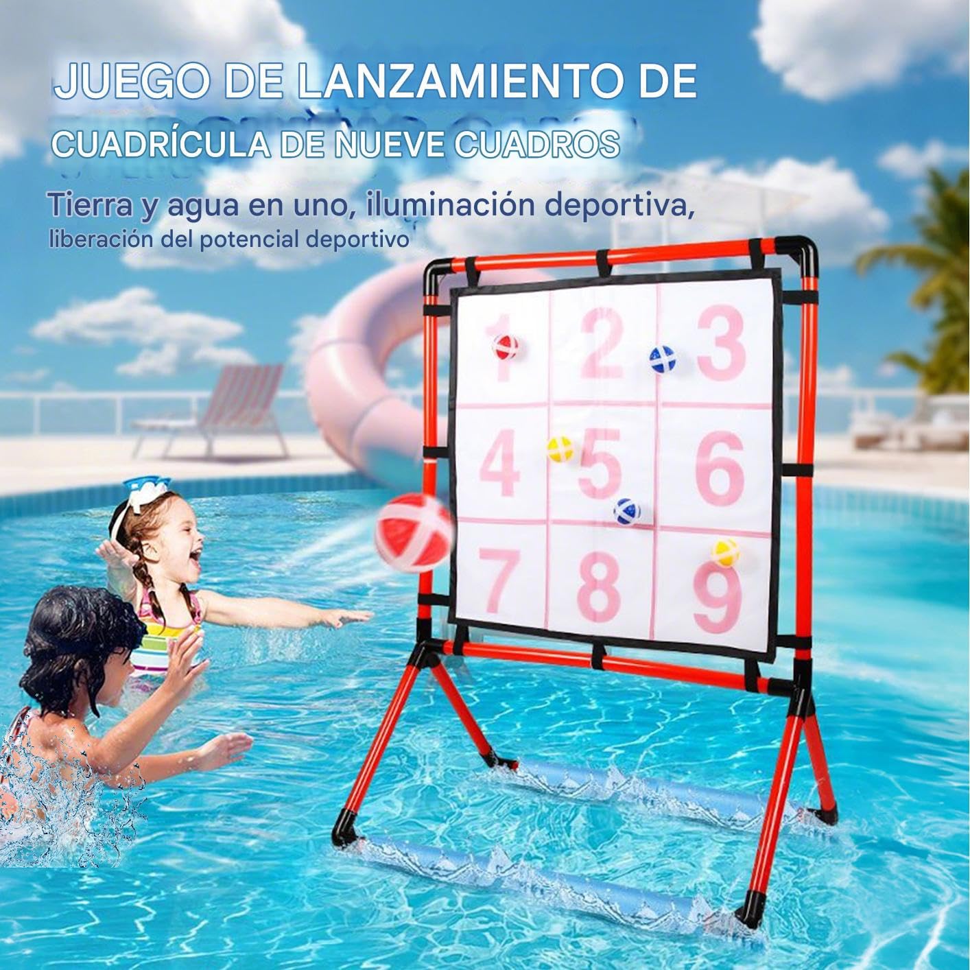 Juego de Lanzamiento Piscina juguetes interactivos de estrategia educativos
