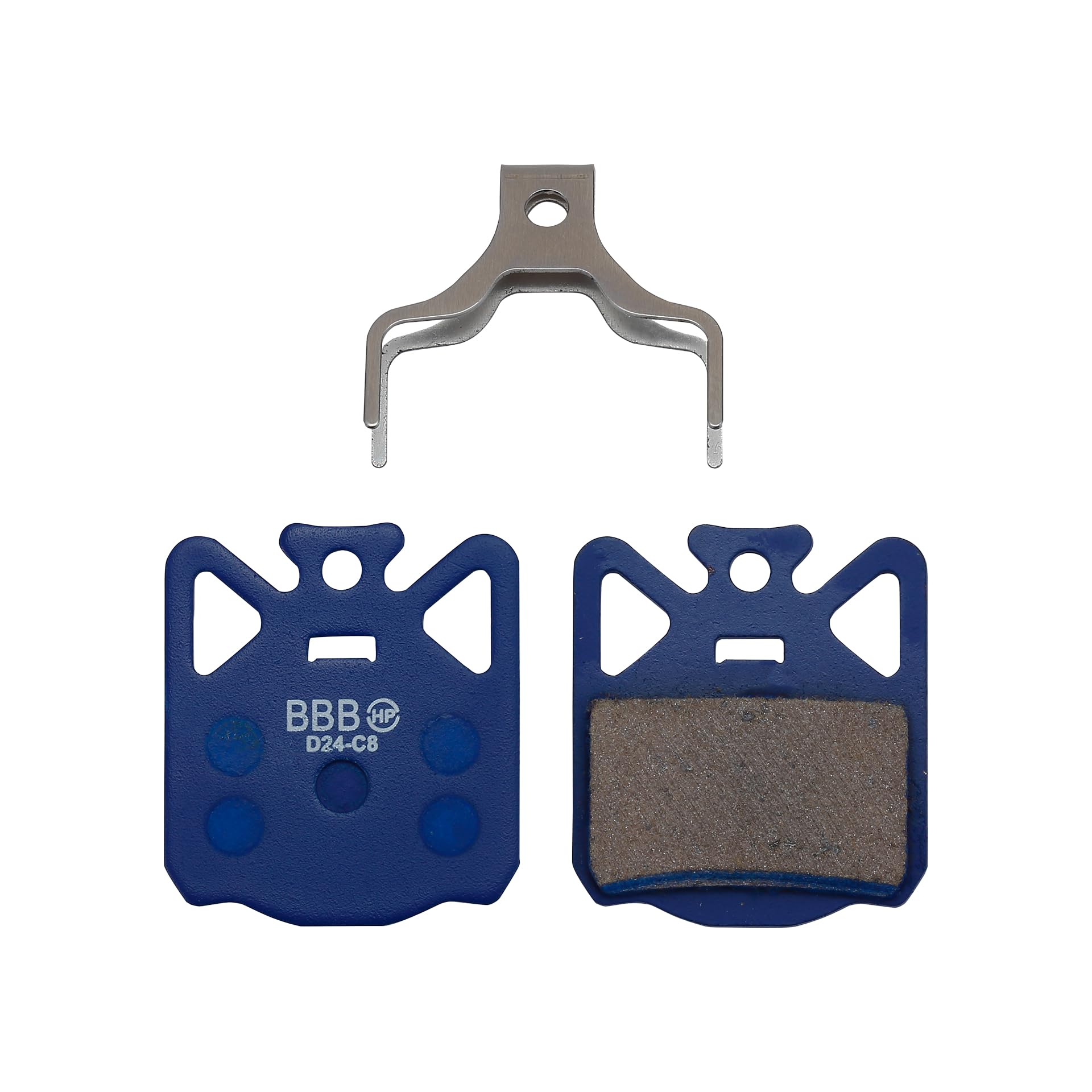 BBB Cycling Campagnolo Pastiglie Freno - DiscStop HP - Miscela Organica - Compatibile con Campagnolo Super Record, Record, EKAR, Chorus, Potenza - Blu - BBS-79