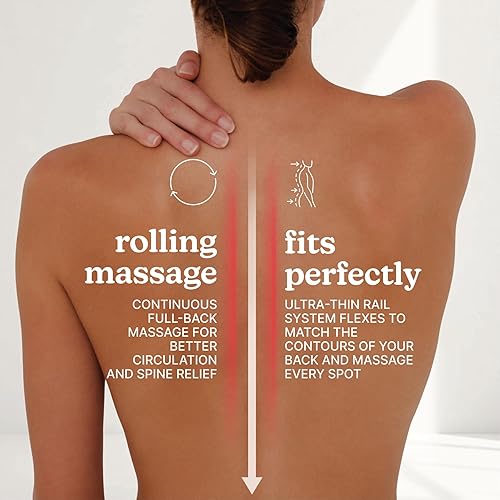 Miniatura 4 de Homedics Cojín de masaje ShiatsuFlex, terapia avanzada de shiatsu, tecnología FlexTrack, amasamiento profundo para aliviar el dolor en la espalda,