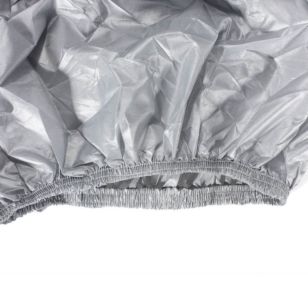 Bâche Voiture Étanche Housse De Voiture SUV Universelle Intérieur Extérieur Coupe-Vent Anti-Poussière Soleil Pluie Protection Neige UV Argent Housse De Voiture M/L/XL/XXL Housses pour auto ( Color : G