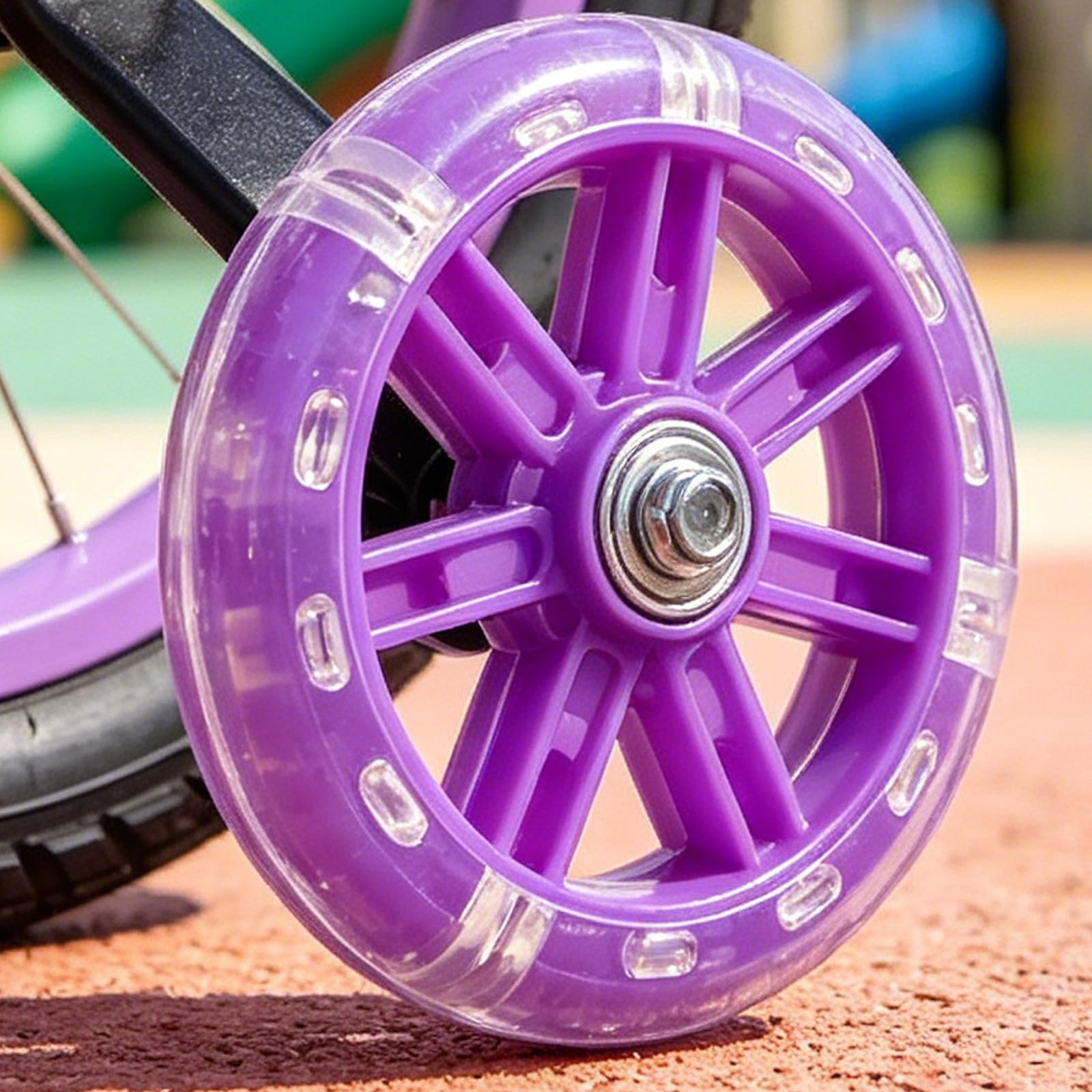 Outanaya Ruedines de Apoyo para Bicicleta Infantil 2 Juegos 12-20 Pulgadas