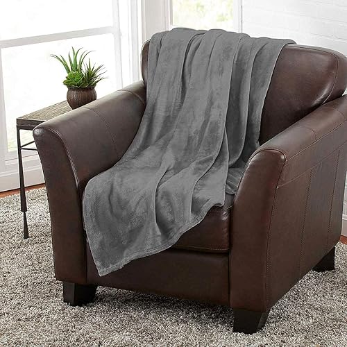 Miniatura 5 de Home Must Haves Manta de cama de microfibra de forro polar ultrasuave, ligera, cálida, acogedora, de primera calidad, color negro